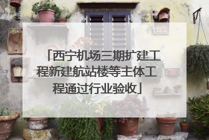 西宁机场三期扩建工程新建航站楼等主体工程通过行业验收