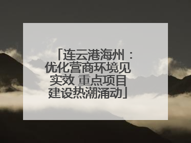 连云港海州:优化营商环境见实效 重点项目建设热潮涌动