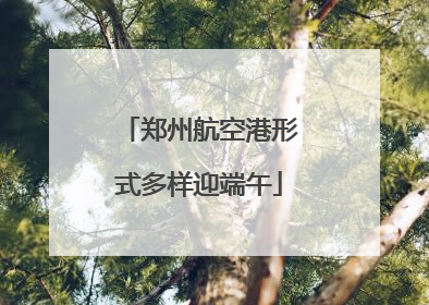 郑州航空港形式多样迎端午