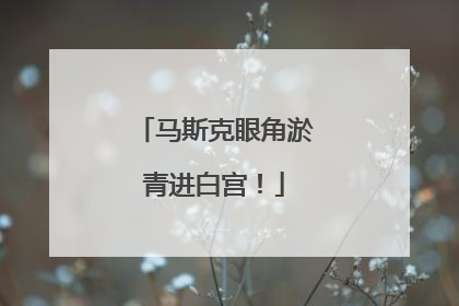 马斯克眼角淤青进白宫！