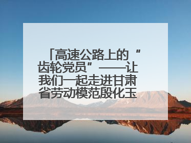 高速公路上的“齿轮党员”——让我们一起走进甘肃省劳动模范殷化玉的故事