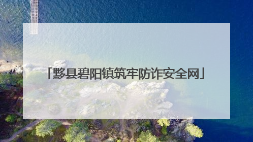 黟县碧阳镇筑牢防诈安全网