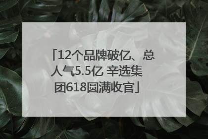 12个品牌破亿、总人气5.5亿 辛选集团618圆满收官