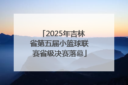 2025年吉林省第五届小篮球联赛省级决赛落幕