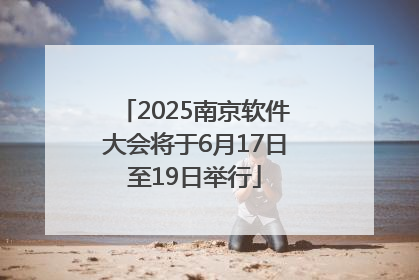 2025南京软件大会将于6月17日至19日举行