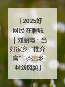 2025好网民·在聊城｜刘丽霞：当好家乡“推介官” 秀出乡村新风貌