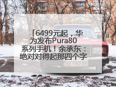 6499元起，华为发布Pura80系列手机！余承东：绝对对得起那四个字！华为近十年研发投入12490亿元