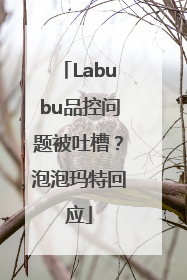 Labubu品控问题被吐槽？泡泡玛特回应