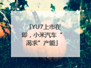 YU7上市在即，小米汽车“渴求”产能
